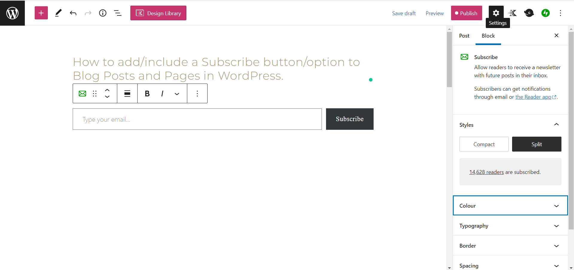 how-to-include-a-subscribe-option-in-blog-posts-and-pages-in-wordpress